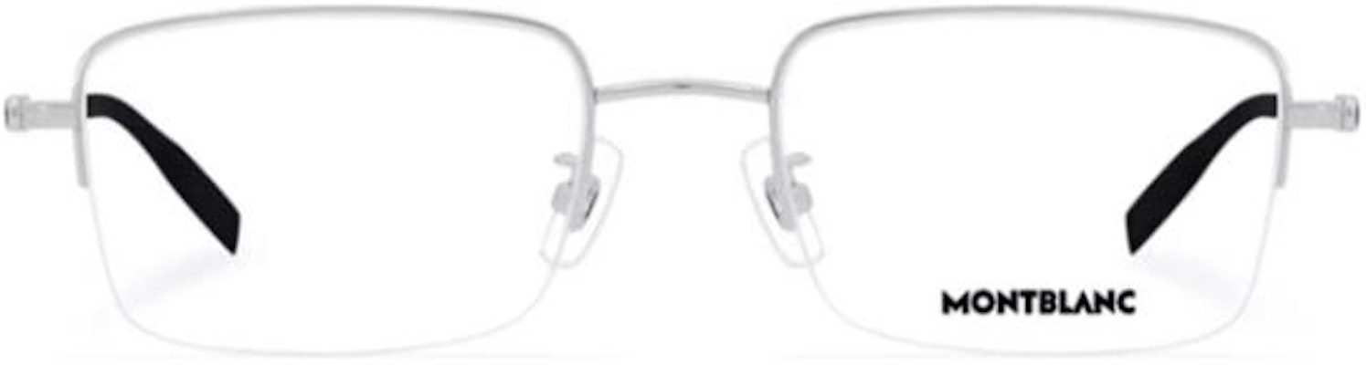 MONTBLANC Kacamata Optik Persegi Titanium Semi-Rimless Silver MB0313OA-001 Lookbook MONTBLANC Kacamata Optik Persegi Titanium Semi-Rimless Silver MB0313OA-001