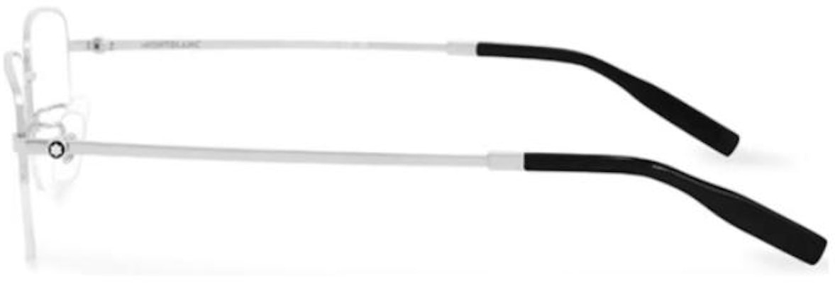 MONTBLANC Kacamata Optik Persegi Titanium Semi-Rimless Silver MB0313OA-001 Shop MONTBLANC Kacamata Optik Persegi Titanium Semi-Rimless Silver MB0313OA-001