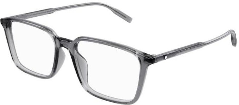 Kacamata Optikal Montblanc Square Acetate Abu-Abu dengan Desain Logo. MB0293OA00354 Buy Kacamata Optikal Montblanc Square Acetate Abu-Abu dengan Desain Logo. MB0293OA00354