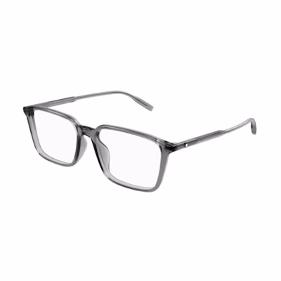 Montblanc Square Acetate Optical Glasses Gray with Logo Design. MB0293OA00354