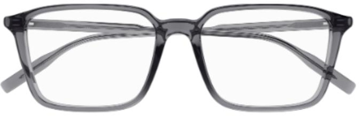 Kacamata Optikal Montblanc Square Acetate Abu-Abu dengan Desain Logo. MB0293OA00354 Shop Kacamata Optikal Montblanc Square Acetate Abu-Abu dengan Desain Logo. MB0293OA00354