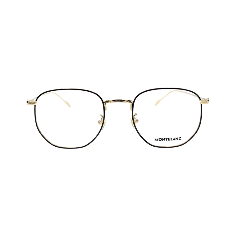 Montblanc Alloy Irregular Optical Frame Business Edition Glasses for Men. MB0213OA-003 圖 2