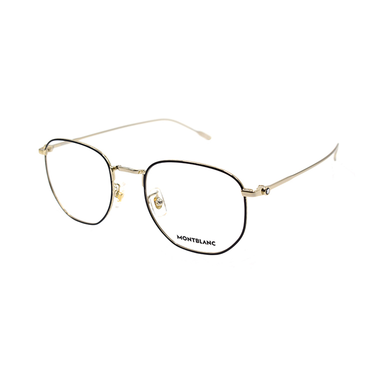 Montblanc Alloy Irregular Optical Frame Business Edition Glasses for Men. MB0213OA-003 圖 3