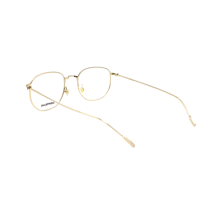 Montblanc Alloy Irregular Optical Frame Business Edition Glasses for Men. MB0213OA-003 圖 4