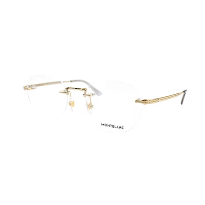 Montblanc Alloy Oval Optical Frame for Men - Sleek Business Style. MB0268O-001