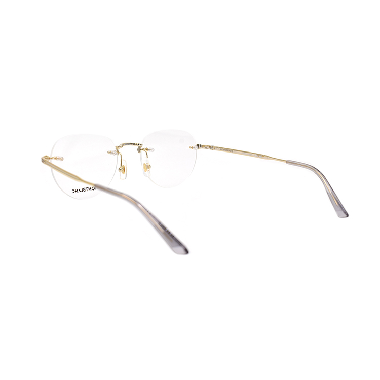 Montblanc Alloy Oval Optical Frame for Men - Sleek Business Style. MB0268O-001 圖 4