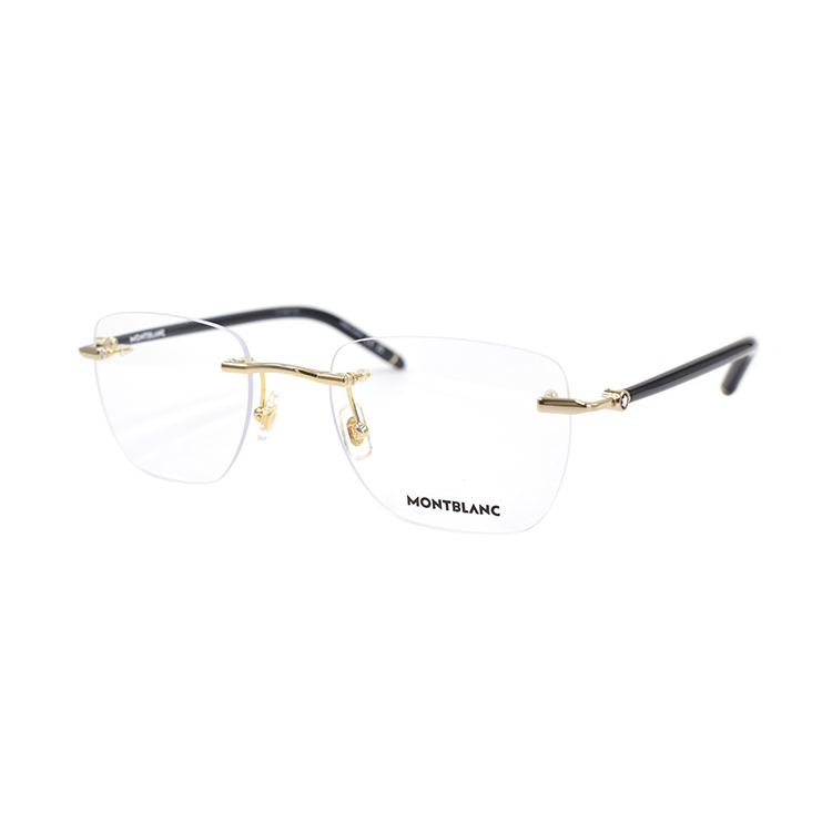 Montblanc Alloy Oval Optical Frame for Men - Textured Design. MB0274O-001 圖 2
