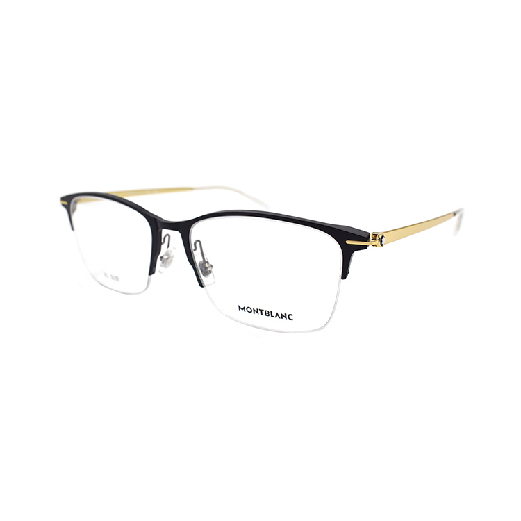 Montblanc Aluminum-Magnesium Alloy Business Titanium Oval Optical Glasses Men. MB0284OA-006