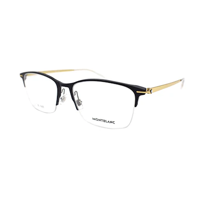 Montblanc Aluminum-Magnesium Alloy Business Titanium Oval Optical Glasses Men. MB0284OA-006
