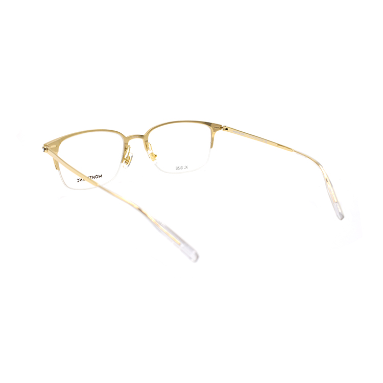 Shop 万宝龙铝镁钛合金矩形光学眼镜 MB0234OK-004