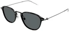 Buy Kacamata Hitam Montblanc Acetate Tidak Beraturan Unisex Desain Pasangan. MB0155S008