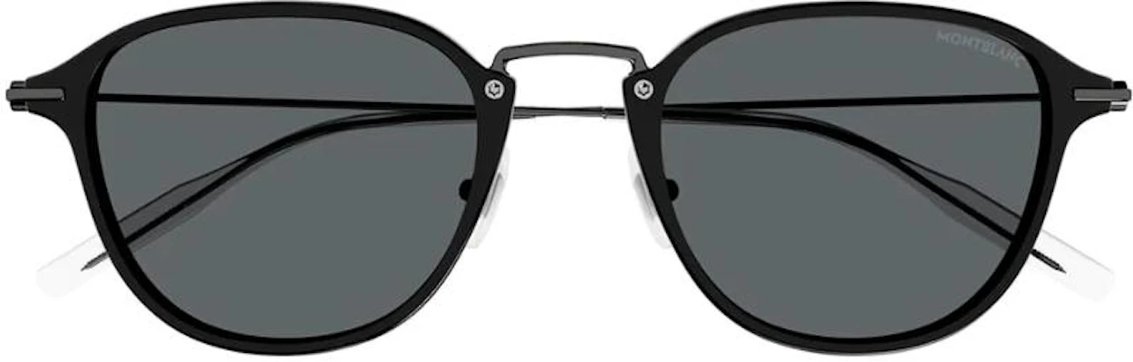 Kacamata Hitam Montblanc Acetate Tidak Beraturan Unisex Desain Pasangan. MB0155S008 Lookbook Kacamata Hitam Montblanc Acetate Tidak Beraturan Unisex Desain Pasangan. MB0155S008