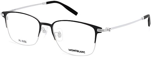 MONTBLANC Black Titanium Optical Glasses Unisex with Letter Print Design. MB0314OA-001 MONTBLANC Black Titanium Optical Glasses Unisex with Letter Print Design. MB0314OA-001