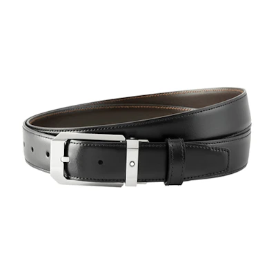 MONTBLANC Classic Leather Belt 3cm Wide - Business & Casual Style. 116579
