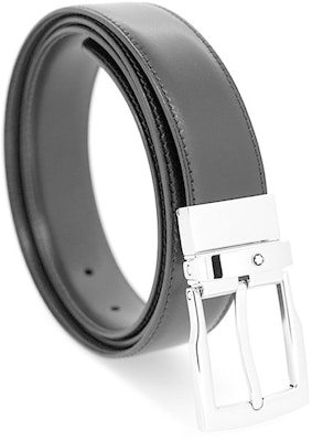 Montblanc Sabuk Kulit Klasik Hitam/Coklat 3cm Gesper Persegi Panjang 109738 Shop Montblanc Sabuk Kulit Klasik Hitam/Coklat 3cm Gesper Persegi Panjang 109738