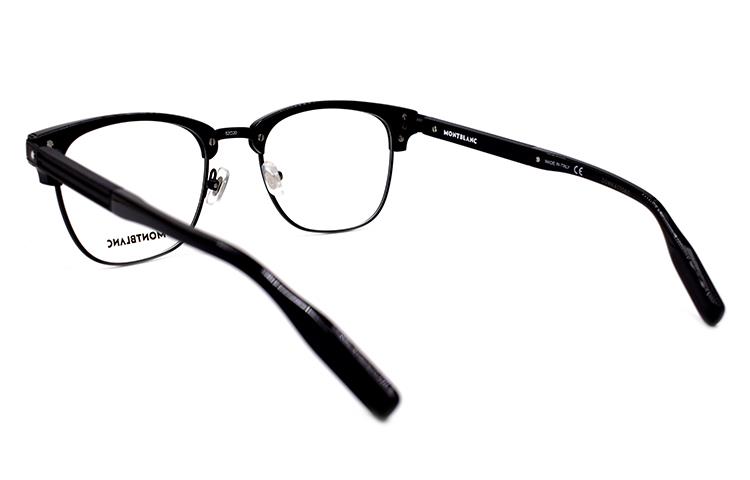 Montblanc Classic Rubber Modern Business Optical Glasses Frame Black . MB0164O-001 圖 4
