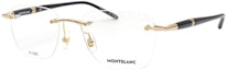 Buy Montblanc Diplomat Series MB0346O Cermin Mata Lelaki Rimless Rectangle. MB0346O-001