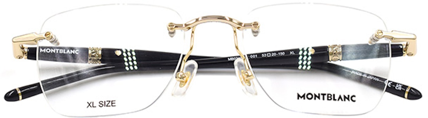 Montblanc Diplomat Series MB0346O Cermin Mata Lelaki Rimless Rectangle. MB0346O-001 Shop Montblanc Diplomat Series MB0346O Cermin Mata Lelaki Rimless Rectangle. MB0346O-001