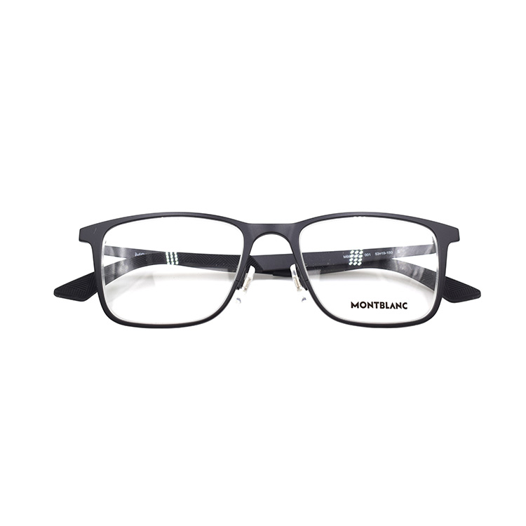 Montblanc Dynamic Texture 2.0 Alloy Rectangle Optical Frame  Black. MB0334O-001 圖 4