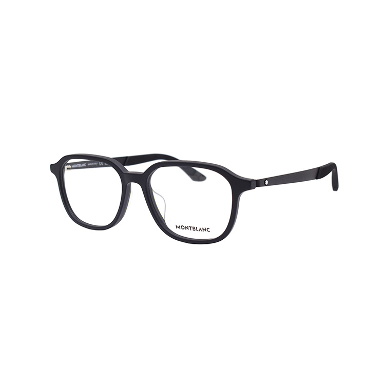 Montblanc Dynamic Texture 2.0 Black Square Optical Eyeglass Frame for Men. MB0335OA-001