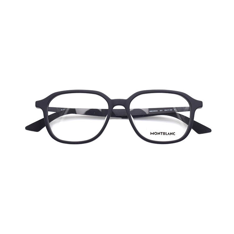 Montblanc Dynamic Texture 2.0 Black Square Optical Eyeglass Frame for Men. MB0335OA-001 圖 4
