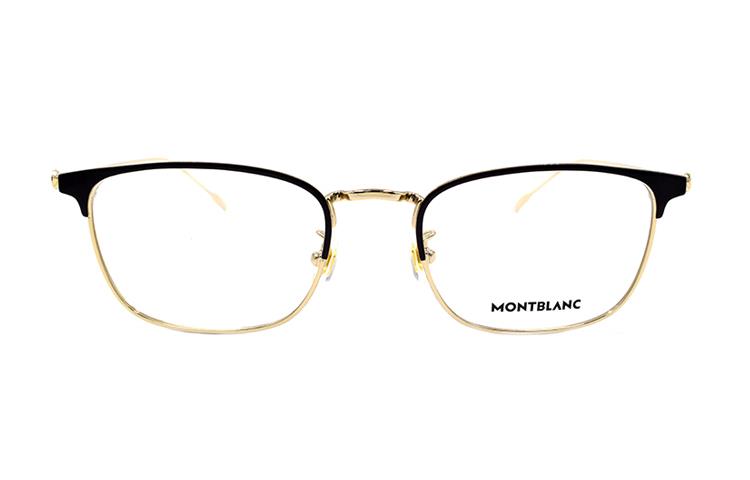 Montblanc Executive Alloy Rectangle Optical Glasses Black for Men. MB0192O-001