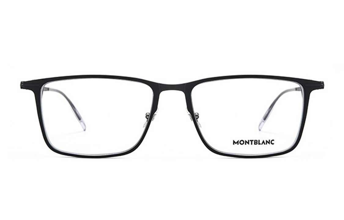 Montblanc Full-Rim Alloy Rectangle Optical Frames Black for Men. MB0285OA-004 圖 3
