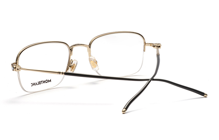 Montblanc Full-Rim Round Square Optical Glasses for Men. MB0131O-002 圖 4
