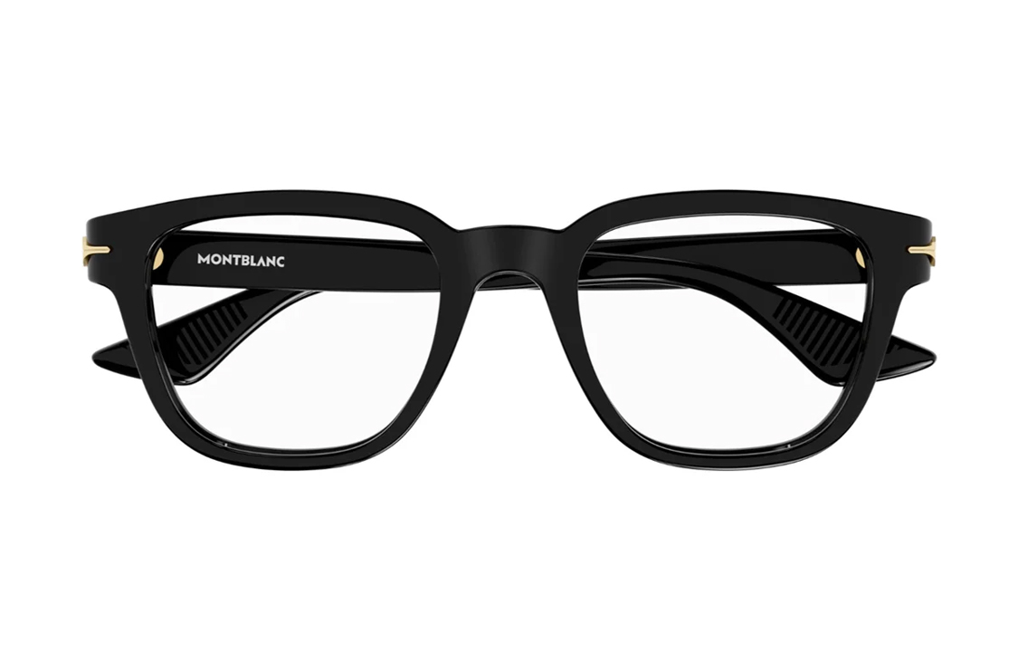 Montblanc Full Rim Lightweight Acetate Square Optical Frame Black for Men. MB0305O001 圖 3