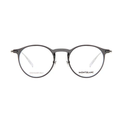 Montblanc Full Rim Round Metal Optical Glasses Unisex Fashion Frame MB0099O