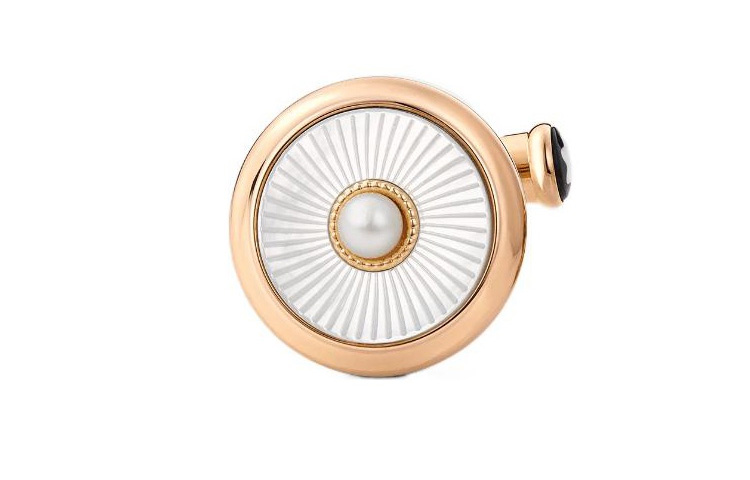 Montblanc Gold  Cufflinks - Fashionable and Stylish Accessory. MB129495 圖 3