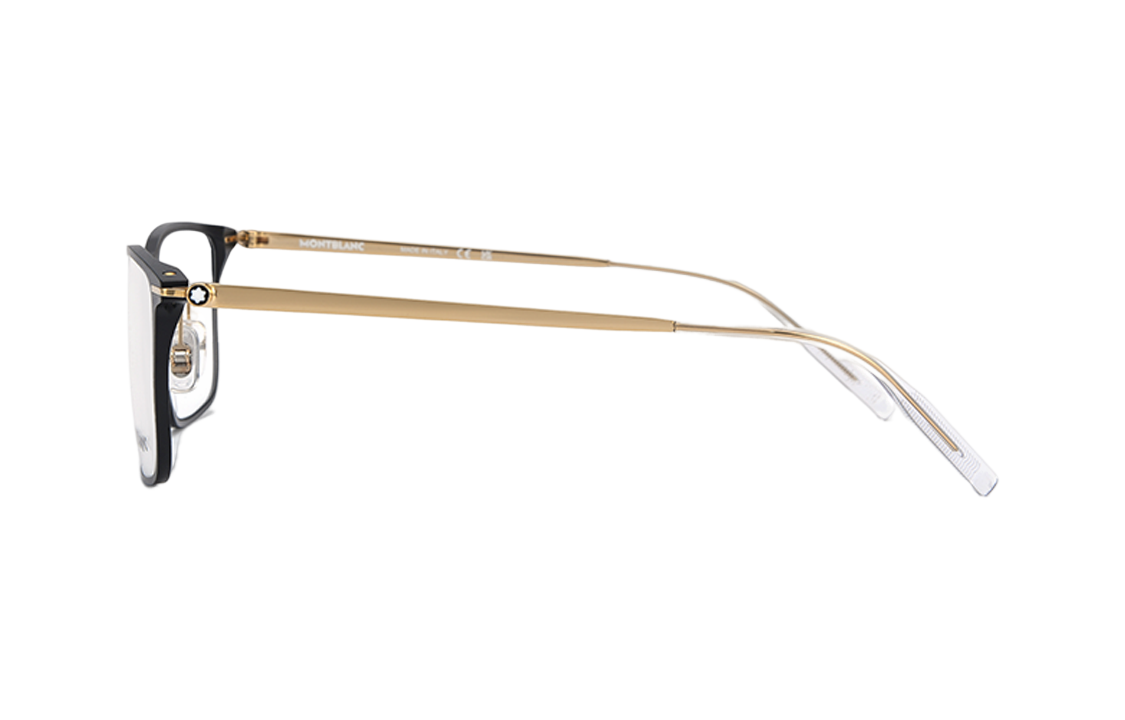 Montblanc Gold Alloy Square Optical Glasses for Men MB0285OA-006 圖 4