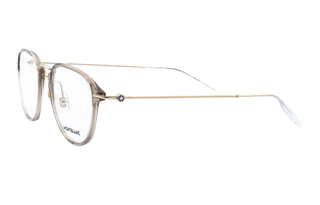 MONTBLANC Gold Round Optical Eyeglass Frame for Men. MB0155O 003 圖 3