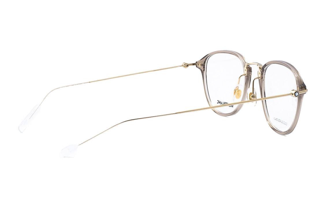 MONTBLANC Gold Round Optical Eyeglass Frame for Men. MB0155O 003 圖 5
