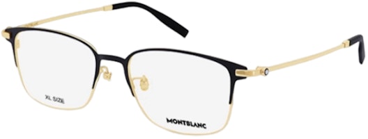 Montblanc Gold Titanium Irregular Optical Glasses Frame for Men. MB0314OA-002 Montblanc Gold Titanium Irregular Optical Glasses Frame for Men. MB0314OA-002