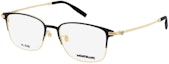 Order Montblanc Frame Kacamata Pria Emas Titanium Irregular Optik. MB0314OA-002