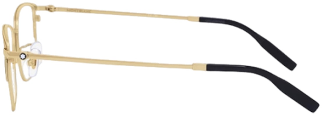 Montblanc Frame Kacamata Pria Emas Titanium Irregular Optik. MB0314OA-002 Shop Montblanc Frame Kacamata Pria Emas Titanium Irregular Optik. MB0314OA-002