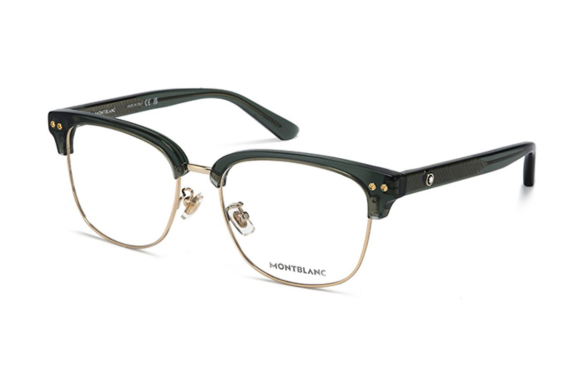 Montblanc Green Square Optical Eyeglass Frames for Men. MB0259OK-008