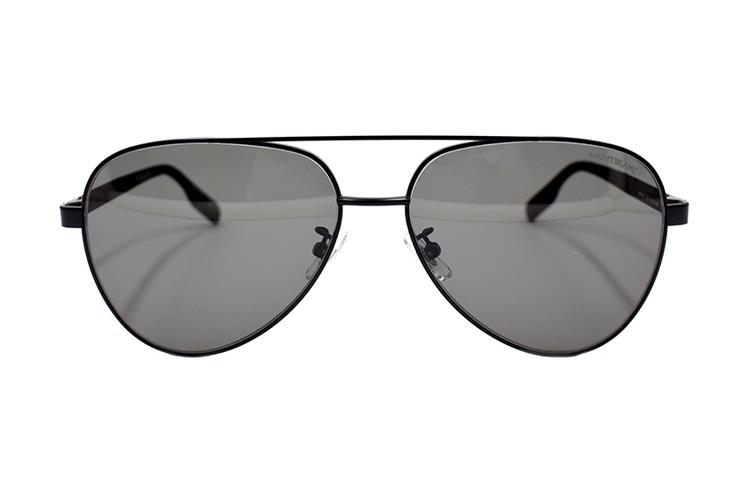 Montblanc Hexa White Star Modern Aviator Polarized Optical Glasses Black . MB0182S-010 圖 2