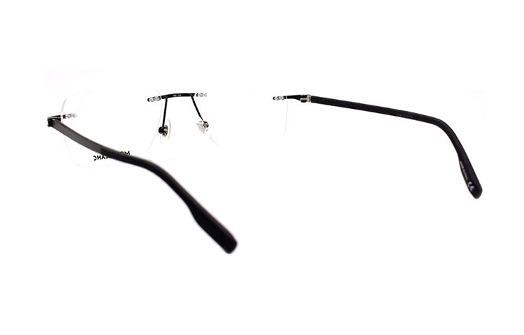 Montblanc Hexagon Star Frameless Business Alloy Rectangle Optical Glasses Black MB0185O-001 圖 4