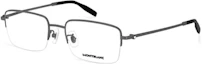 Order Montblanc Hexagonal Star Titanium Rectangular Optical Glasses Black Frame. MB0313OA-003