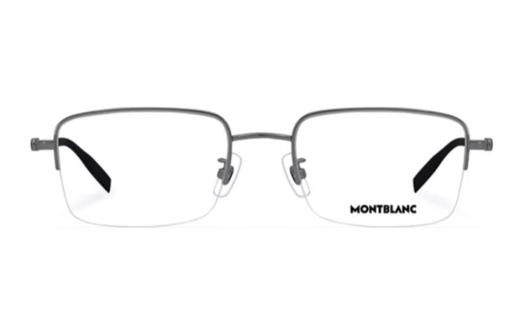 Montblanc Hexagonal Star Titanium Rectangular Optical Glasses Black  Frame. MB0313OA-003 圖 3