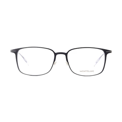 Montblanc Hexagonal White Star Full-Rim Square Optical Frame for Men. MB0196OK-004