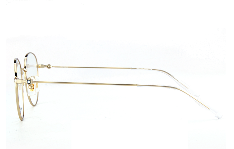 Montblanc Hexagonal White Star Gold Optical Frame for Men - Business Travel Series. MB0085OK-002 圖 4