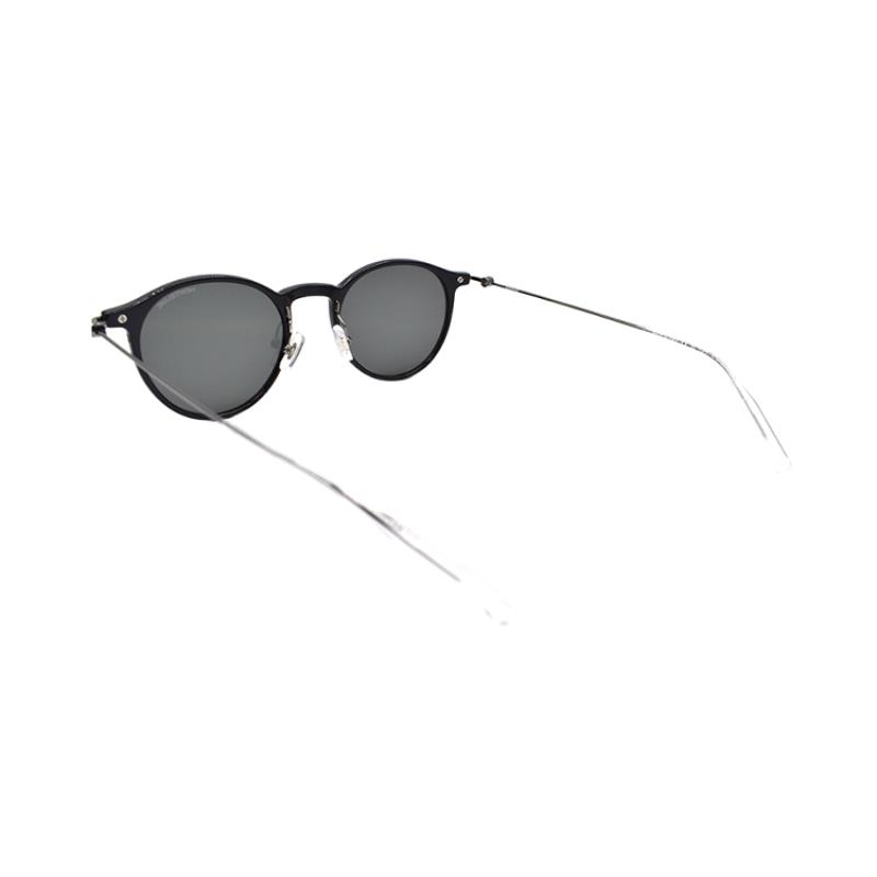 Montblanc Hexagonal White Star Round Sunglasses for Men. MB0097S-005-50 圖 4