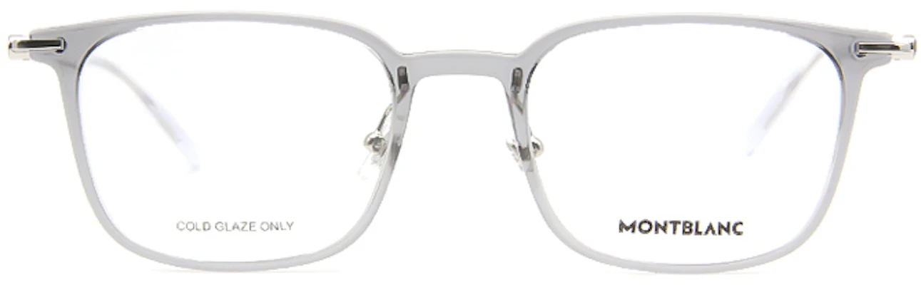 萬寶龍六角白星方框光學眼鏡 男女通用淺灰鏡框 MB0100O-002 Lookbook 萬寶龍六角白星方框光學眼鏡 男女通用淺灰鏡框 MB0100O-002