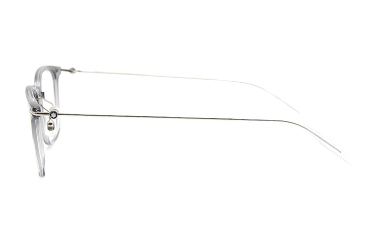 Purchase 萬寶龍六角白星方框光學眼鏡 男女通用淺灰鏡框 MB0100O-002