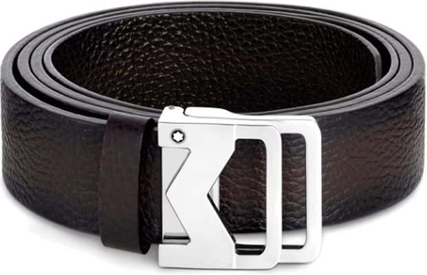 萬寶龍棕色皮帶3.5CM 情侶款字母細節男女皆宜。 131180 Lookbook 萬寶龍棕色皮帶3.5CM 情侶款字母細節男女皆宜。 131180