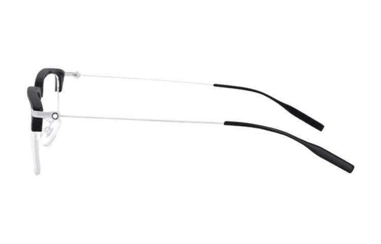 Montblanc Lightweight Titanium Rectangle Optical Glasses Silver for Men. MB0318oa-001 圖 4