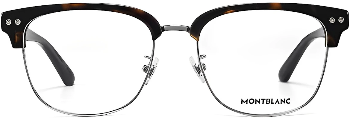 Frame Kacamata MONTBLANC Logo Unisex Browline Optik untuk Pasangan. MB0259OK-006 Lookbook Frame Kacamata MONTBLANC Logo Unisex Browline Optik untuk Pasangan. MB0259OK-006